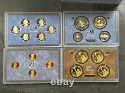 10x 2009 S Proof Set Complete Original Boxes & COAs US Mint 180 Coin Lot