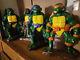 12 Teenage Mutant Ninja Turtle Ceramic Coin Bank Big! 1989-90 Complete Set Tmnt