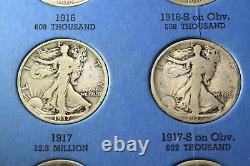 1916-1947 Walking Liberty Half 65 Coin Superior Full Date Complete Set! #202