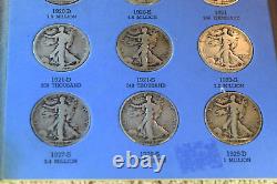 1916-1947 Walking Liberty Half 65 Coin Very Nice Complete Set! #257