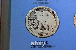 1916-1947 Walking Liberty Half 65 Coin Very Nice Complete Set! #257