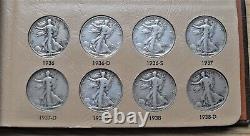 1916-47 Silver Walking Liberty Half Dollar Complete (65) Coin Set