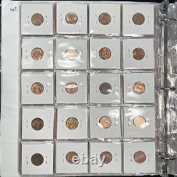 1934-2009 PDS Uncirculated Lincoln Wheat + Memorial Penny Complete 185 Coin Set