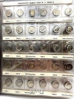 1946-1964-2005 Roosevelt Dime 249 Pc Set Complete 169 Coins