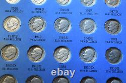1946-1964 Complete 48 Coin Silver Roosevelt Dime Set! #210