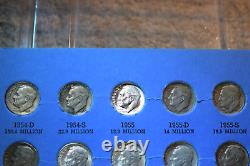 1946-1964 Complete 48 Coin Silver Roosevelt Dime Set! #210