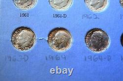 1946-1964 Complete 48 Coin Silver Roosevelt Dime Set! #57