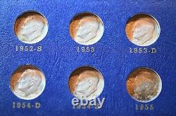 1946-1964 Complete 48 Coin Silver Roosevelt Dime Set! #90