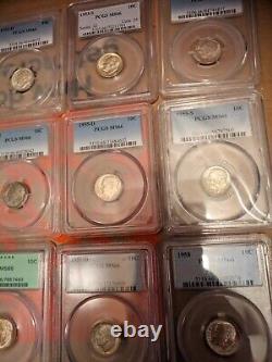 1946-1964 P, D, S Complete Set All PCGS MS-66 48 Coins Complete