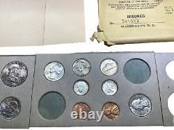 1955-U. S. Mint Uncirculated PDS Complete Set with22 Coins OGP-051124-55