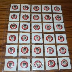 1969 Baseball MLBPA High Grade Complete Set of 60 Pins Coins Clemente Rose Aaron