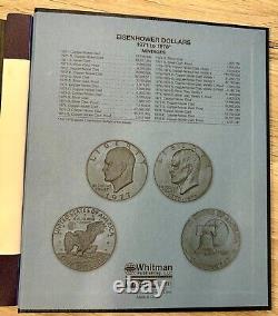 1971-1978 Eisenhower Complete set (32)Coins In Dansco Book Includes proofs