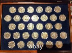 1971-1978 Eisenhower Complete set (32)Coins Withproofs Brilliant Uncirculated COA