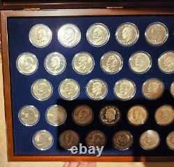 1971-1978 Eisenhower Complete set (32)Coins Withproofs Brilliant Uncirculated COA