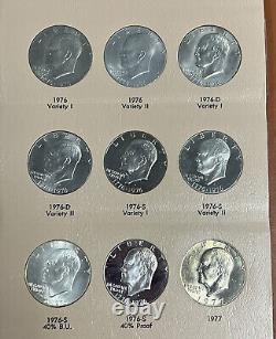1971-1978 Eisenhower Complete set (36) Coins In Dansco Book Includes proofs