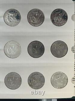 1971-1978 P/d/s Eisenhower Dollar 32 Coins Complete Set Littleton Album Silver