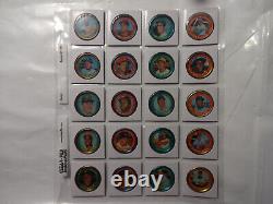 1971 Topps Baseball Coins Complete Set 1-153 in Binder