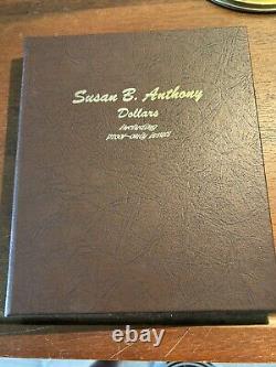 1979-1999 Susan B. Anthony Dollar Complete 18-Coin Set with Dansco Album #8180