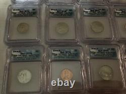 2006 P &D FIRST DAY ISSUE-SATIN FINISH COMPLETE 20 coin Set ICG CERTIFIED SP69
