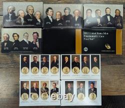2007-2016 Complete US Mint 10-Set Run Lot Proof Presidential Coin Box+COA -OGP