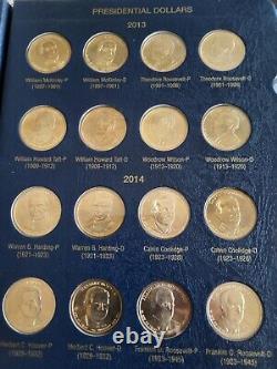 2007-2016 Presidential Dollar $1 P&D 80 Coin Complete Set LAST ONE ALMOST GONE
