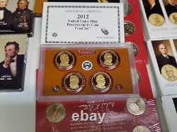 2007-2016 Presidential Dollar COMPLETE PDS 117 Coins GOV. BOX & COA P&D UNOPENED