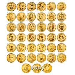 2007 to 2020 US Presidential Dollar 40 coins COMPLETE SET #+