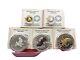 2014 1 Oz. Silver -1/10 Gold 1/10 Platinum Coin Series Bald Eagle Complete Set