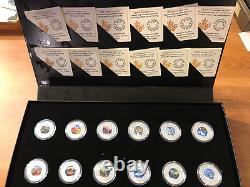 2019 $3 fine silver Celebrating Canadian Fun and Festivities complete set
