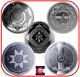 2020-2023 Tokelau/niue Vivat Humanitas 1 Oz Silver Bu Coins & Medal-complete Set