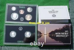 2021 S SILVER 7 COIN PROOF SET COMPLETE IN STOCK withBOX & COA hr COMPLETE
