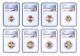 2023 Austria 8-coin Complete Uncirculated Mint Set Graded Ngc Ms67 High Grade