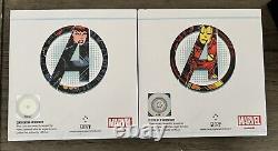 2023 Niue Marvel Avengers 60th Anniversary 7x1oz Silver Completed Mint Coin Set