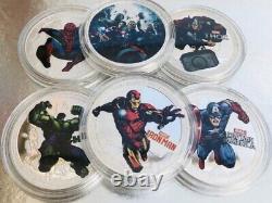 26 Marvel Coin Set, Complete Set Gold And Silver, Brand New Avengers Superhero's