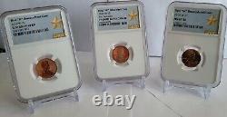 3- coin set 2019-W COMPLETE WEST POINT LINCOLN CENT NGC PF69, RPF69, MS69