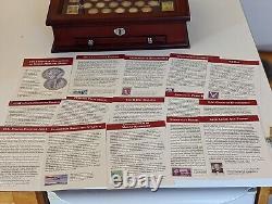 AWESOME PCS Stamps Display Box Complete Mercury Dimec Coin Set