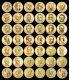 A Complete Presidential Dollar Full Set Of 40 Brilliant Uncirculated Coins