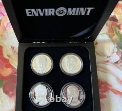 Beatles Complete 16 Silver Coin Set Apple Corps Limited Enviromint Chicagoland
