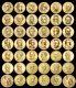 Complete 40 Coins Total Us Presidential Dollar Set Brilliant Uncirculated