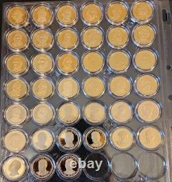 COMPLETE Presidential PROOF Dollar SET US Mint 39 Coins Total! All PROOF