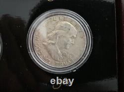 COMPLETE SET 1948-1963 Benjamin Franklin Silver Half Dollar in Wood Display Box