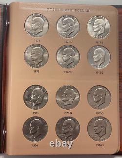 Complete Eisenhower Dollars Set 23 Coins 1971-1978 PDS with PROOFS Dansco Album