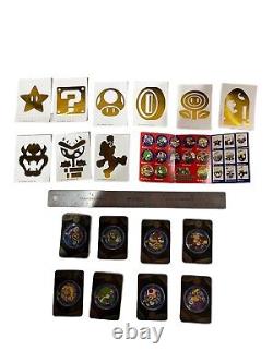 Complete Set SUPER MARIO CHALLENGE COIN AND DECAL STICKER PACKS SEALED