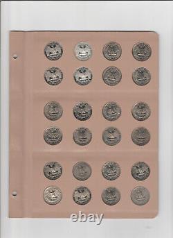 Complete Washington Quarter 186 Coin Set 1932-1998 HIGH GRADE withProofs DANSCO