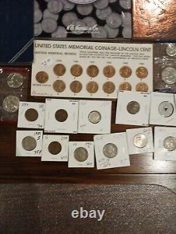Huge Coin Collection Lot 30 Books Semi Completed + Coins And Sets Great Conditon