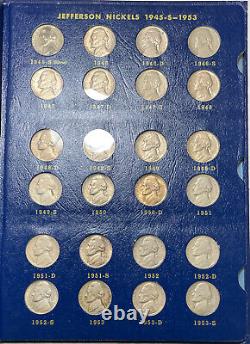 Jefferson Nickel Complete 71-Coin Set (1938-1964) Mixed Circ. & BU