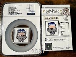 NZ MINT Original HARRY POTTER Complete Set 1-8 First Releases PF70 Chibi Coins