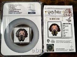 Original HARRY POTTER Complete Set 1-8 All FR PF70 NZ Mint Chibi Coins Silver