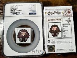 Original HARRY POTTER Complete Set 1-8 All First Release PF70 Chibi Coins Silver