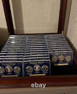 PCS The US Presidential Coins Collection Set With Case Not Complete